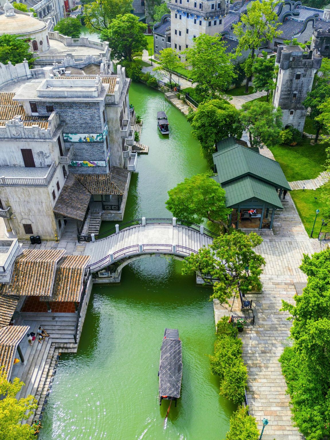 江門赤坎古鎮+自力村楼閣群+開平楼閣ワンデーツアー（英語サービス可）