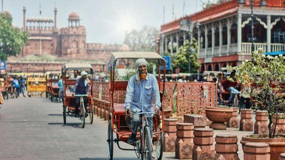 Bunyi Red Fort dan pertunjukan cahaya dengan lawatan Old Delhi Walking