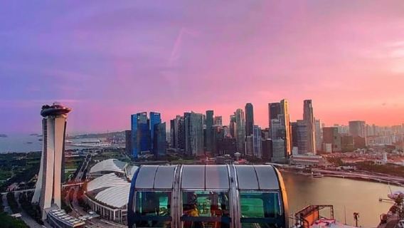 Singapur: Eintrittskarte für den Singapore Flyer