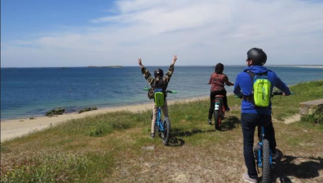 Erdeven: Les Dunes Du Bego - Scooter eléctrico todoterreno