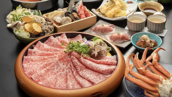 [Dotonbori, Osaka, Jepang | Sukiyaki dan Shabu-Shabu Sepuasnya] paket Shabu-Shabu, Sukiyaki, dan Hot Pot Jepang sepuasnya. Ramah keluarga dan terjangkau!