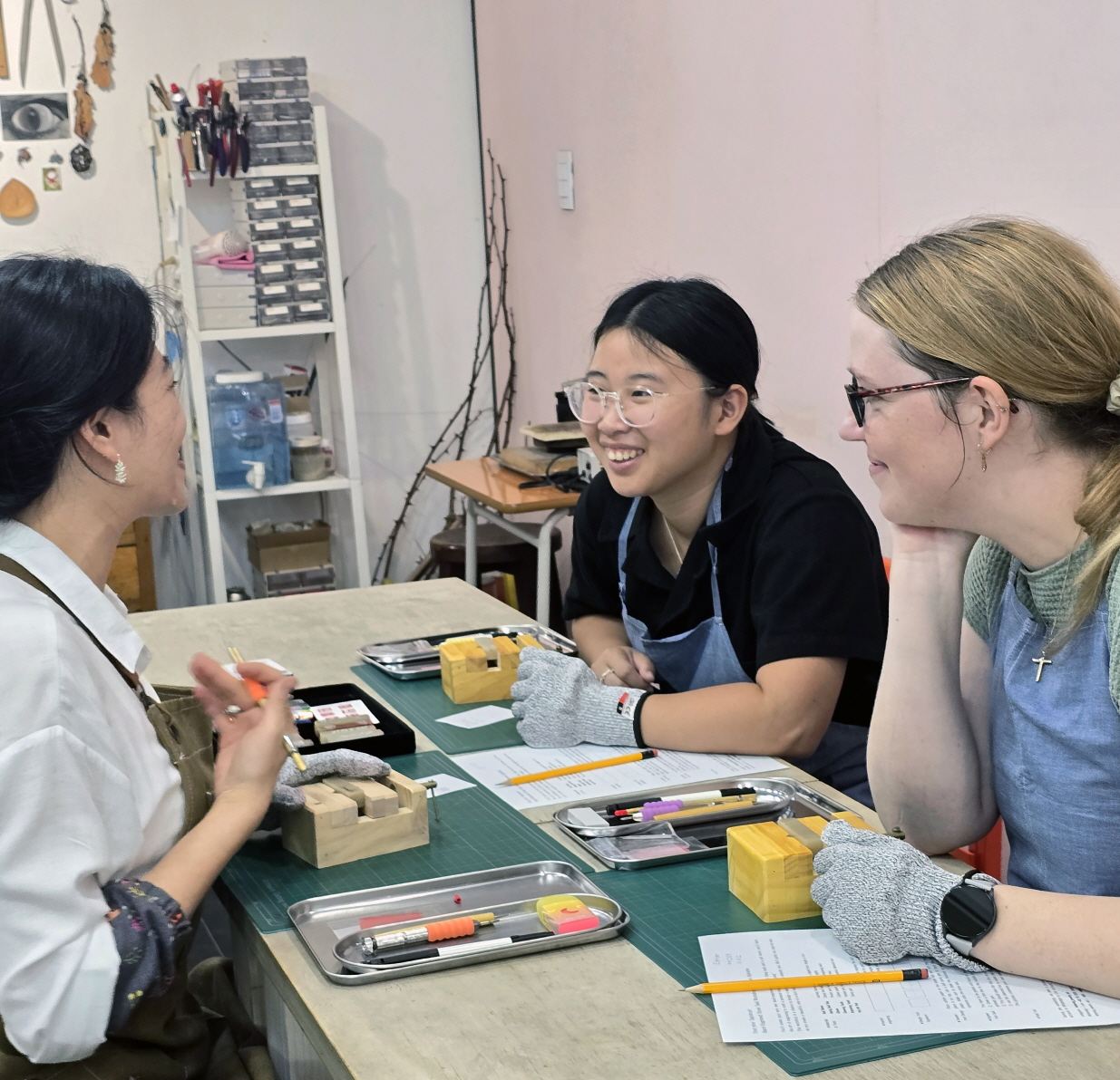 Handmade Korean stone seal carving experience to create your own