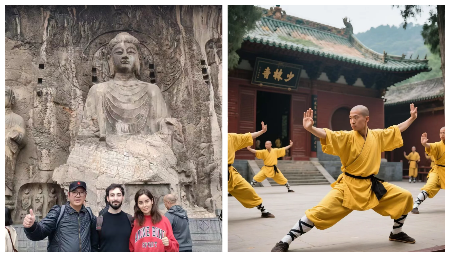 Excursión de un día privada a las grutas de Longmen y al templo Shaolin desde Luoyang