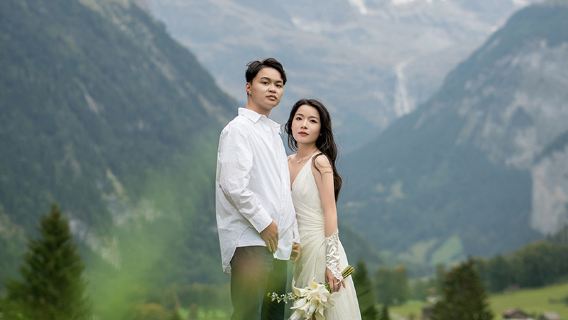 Servizio fotografico a Interlaken, Svizzera[Pacchetto fotografico per matrimoni con fotografo a Interlaken, Losanna e Ginevra in Svizzera]