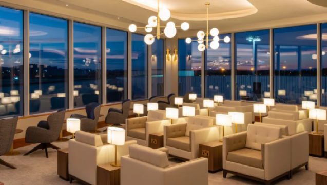 Turkish Airlines VIP lounge at Edinburgh Airport | Transit VIP lounge experience | 3-hr/6-hr experience & dining