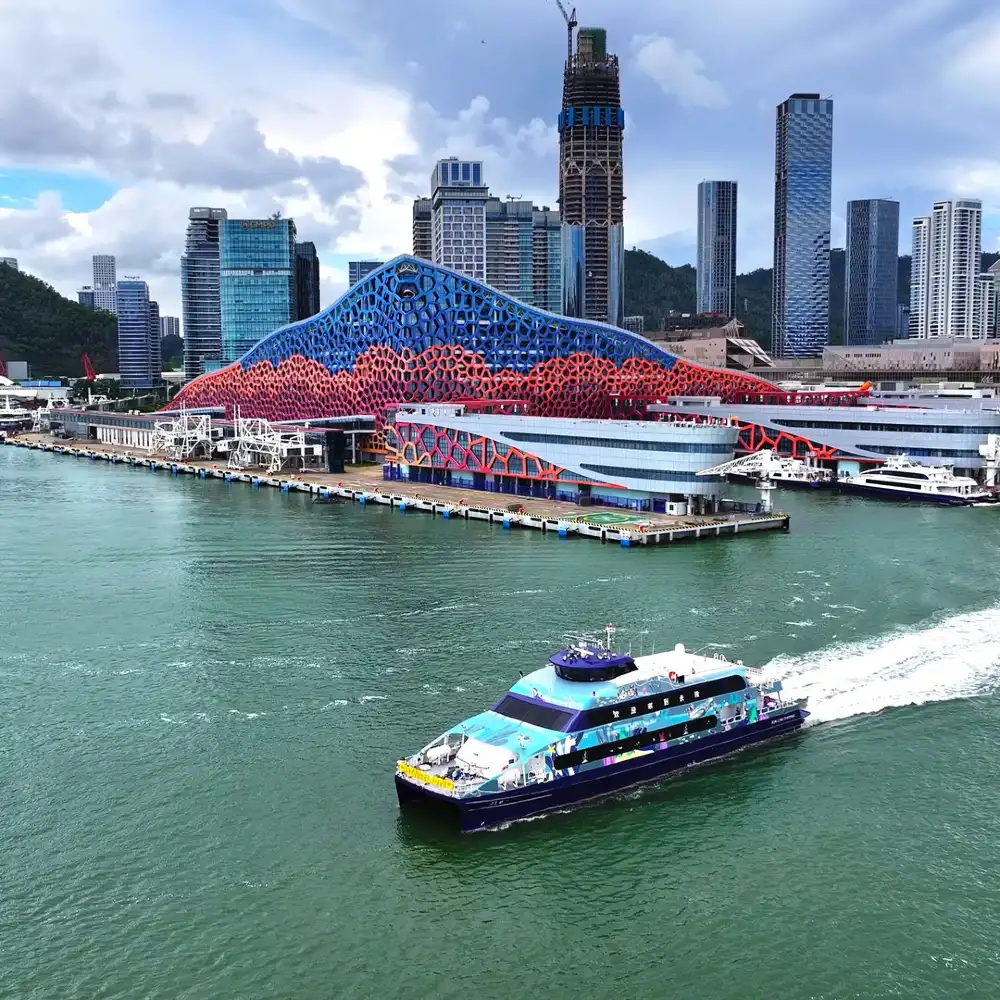 深セン蛇口港-珠海横琴埠頭】片道乗船チケット 75分高速直行で珠海横琴