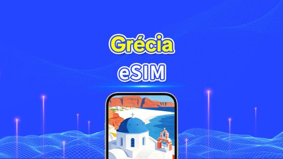 Grécia 5G eSIM | Pacote de dados diário/total | 1–30 dias | Cobrança de 24 horas | Código QR