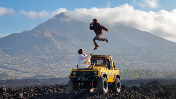 巴杜爾火山吉普車日出之旅，可選活動（越野車、泛舟、鞦韆、咖啡館巡禮等更多）
