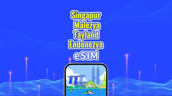 Güneydoğu Asya 5G/4G eSIM | Singapur/Malezya/Tayland/Endonezya | Günlük Paket/Veri Paketi | 24 Saatlik Faturalandırma | 1-30 Gün | QR Kodu