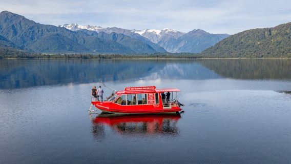 Small Group Lake Mapourika Scenic Cruise in Franz Josef