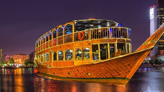 Dubai Marina Dhow Cruise With BBQ Dinner
