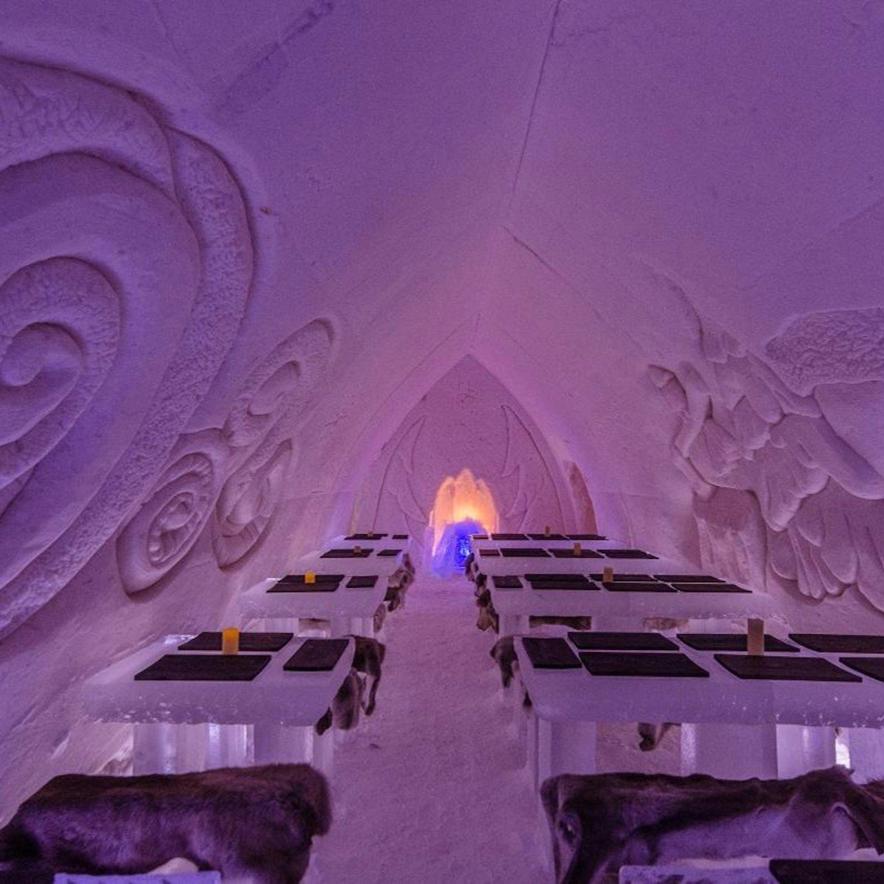 參觀北極雪酒店，享用冰餐廳晚餐