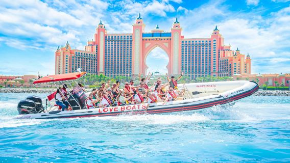 Love Boats: 90-Min Speedboat Tour - Ain Dubai, JBR, Atlantis & Burj Al Arab