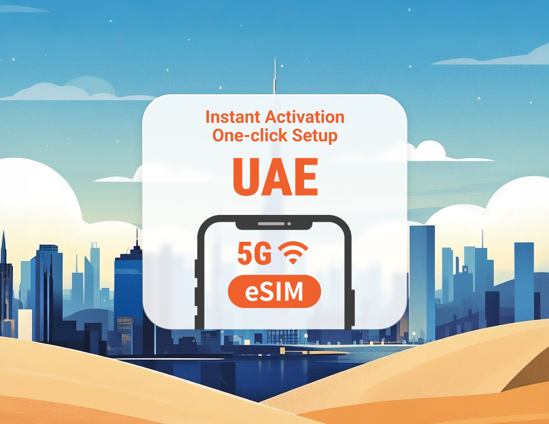United Arab Emirates 5G eSIM | Dubai, Abu Dhabi | ChatGPT | 1–30 Days | Instant QR