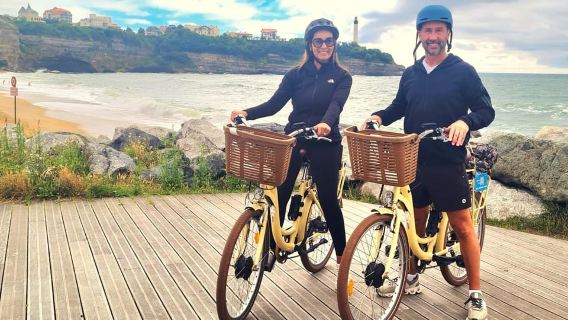 Biarritz: Tour xe đạp điện có hướng dẫn đến Bayonne