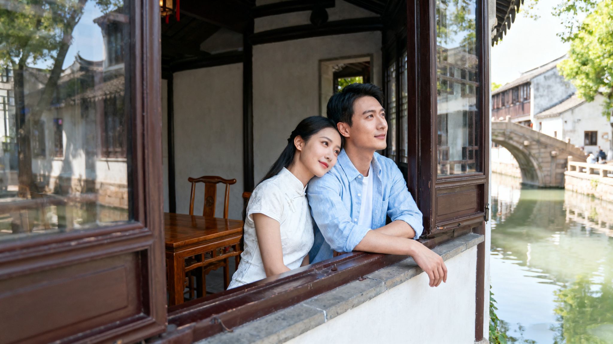 Pemotretan Perjalanan di Kota Kuno Tongli, Suzhou[Foto keluarga, pasangan, sahabat, anak-anak, dan perjalanan keluarga dengan fotografer profesional]