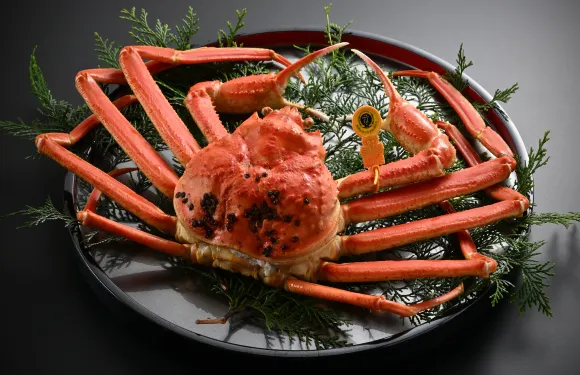 【越前蟹・日式和食包廂餐廳 柳月亭】 【預約限定】越前蟹套餐 餐券三選一