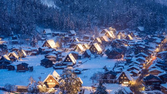 Tour di un giorno a Takayama e ai villaggi storici di Shirakawa-go e Gokayama da Nagoya (opzione trasferimento per gruppi di 9 persone)