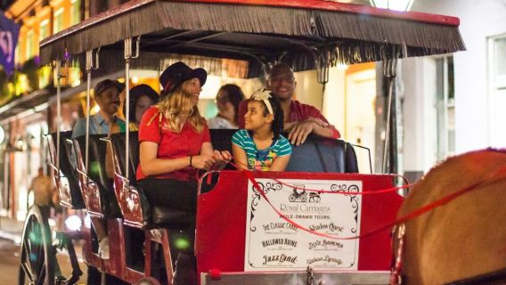 French Quarter Ghost Tour by Mule Drawn Carriage