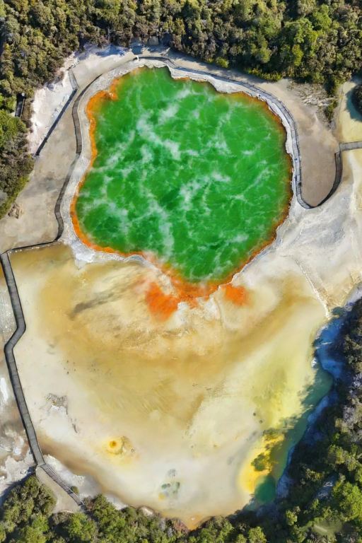 羅托魯瓦出發|懷歐塔普地熱仙境+蒂普亞毛利文化村秘境之旅