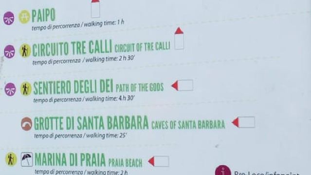 Path of gods from Naples