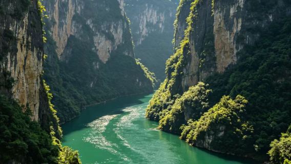 Tagesausflug ab Chongqing: Wulong Drei Naturbrücken + Longshuixia-Schlucht + Wu-Fluss