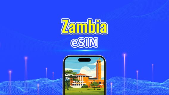Zambiya eSIM | 5G/4G | Günlük/Veri Paketleri | 24 Saatlik Faturalandırma | 1-30 Gün | QR Kodu