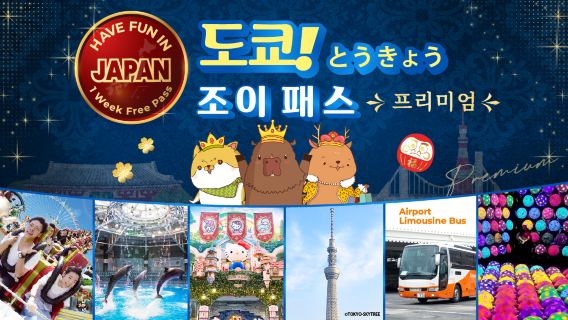 [선택 가능 도쿄 산리오/도쿄 스카이트리] 럭셔리 도쿄 주간 프리 패스 1 Week Free Pass