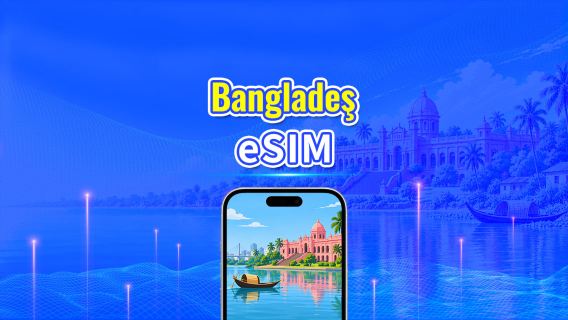 Bangladeş 4G eSIM | Günlük/Toplam Veri Paketi | 1–30 Gün | 24 Saatlik Faturalandırma | QR Kod