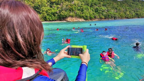Experiencia de snorkel en barco en la isla de Tunku Abdul Rahman|Kota Kinabalu, Sabah