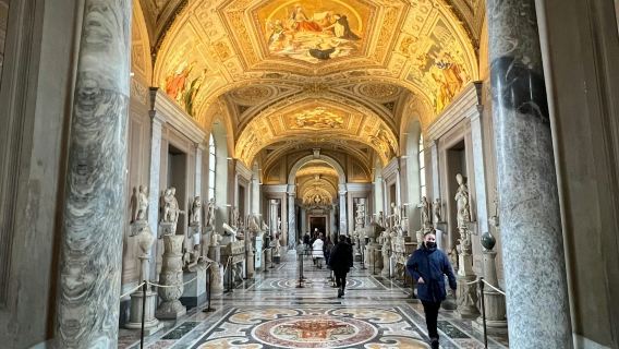 พิพิธภัณฑ์วาติกันและโบสถ์น้อยซิสทีน: ตั๋ว Fast Track + ทัวร์พร้อมไกด์