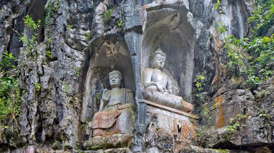 浙江杭州靈隱寺導覽講解/ 1對1VIP獨立成團/10人內精緻小團（拼團含靈隱飛來峰入場門票+靈隱寺入場門票）
