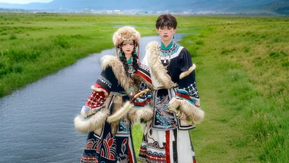 Trip Moments im Jiuzhaigou-Nationalpark[Jingyu Reisefotografie Zhuoma-Serie Tibetische Tracht + Make-up & Styling & Keine Alters- oder Größenbeschränkung]