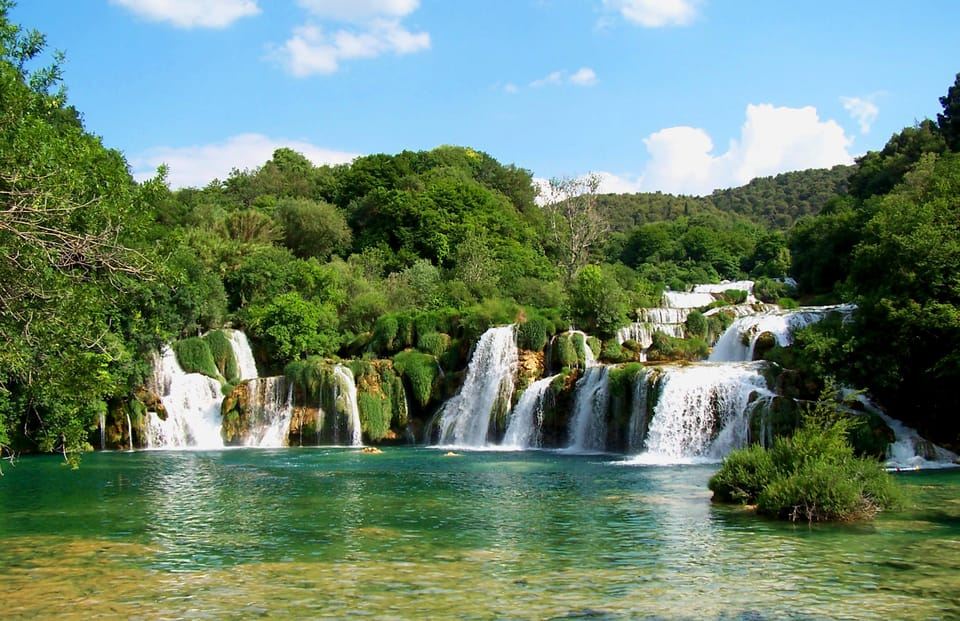 Split/Trogir: Tagesausflug zum Nationalpark Krka und Boot nach Skradin