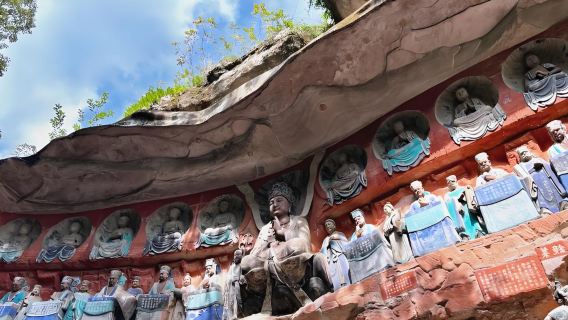 8 人小團重慶大足石刻一日遊純玩寶頂山北山博物館人工 4 小時精講