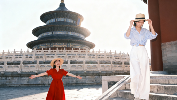 北京天壇公園旅拍【跟拍攝影親子照情侶閨蜜兒童跟拍家庭旅拍】