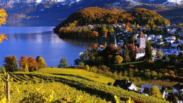 Departing from Zurich: Thun + Spiez + Interlaken (Chinese-speaking driver)