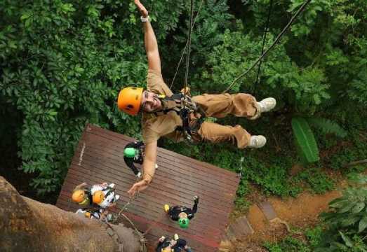 Flying Hanuman Jungle Jump Adventure Experience 42 Platform / 28 Platform Flying Hanuman