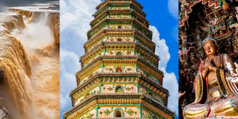 【上門接+全程精講】山西壺口瀑布+小西天+廣勝寺一日遊 純玩