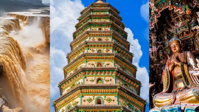 【上門接+全程精講】壺口瀑布+小西天+廣勝寺一日遊