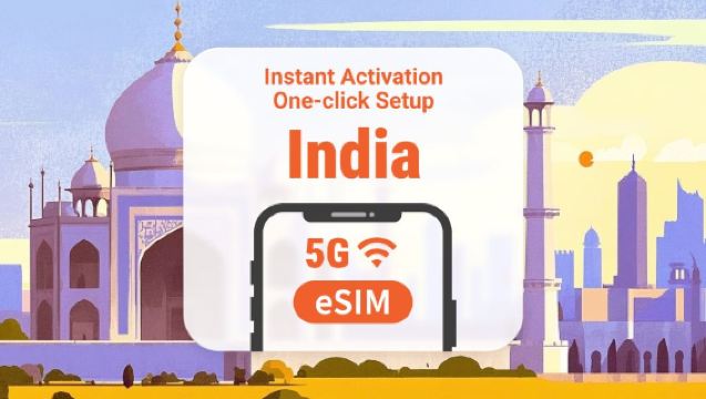 Hindistan 5G eSIM | Çift Ağ Kapsamı | ChatGPT & TikTok Kullanılabilir | 1-30 Gün Arası Çeşitli Paketler | Hemen Kullan | QR Kodu