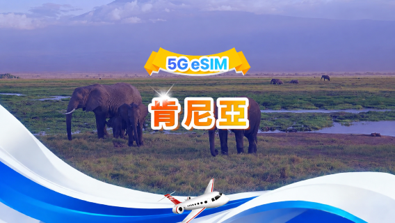 肯尼亞 5G eSIM | 日用量/總量套餐 | 500MB/日-總量30GB | 1-30日 | 24小時制 | QR碼