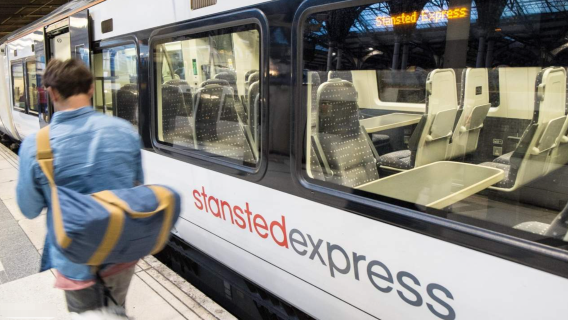Stansted Express | Biljett för flygplatståg från Stansted flygplats till centrala Londons Liverpool Street