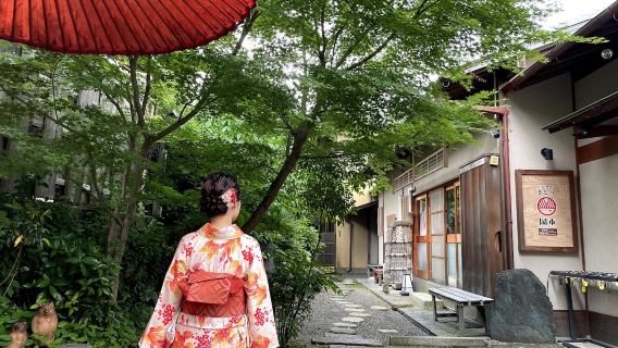 Kyoto · Gion | Trải nghiệm kimono truyền thống đích thực tại ngôi nhà Nhật Bản và khu vườn truyền thống Thành lập năm 1830