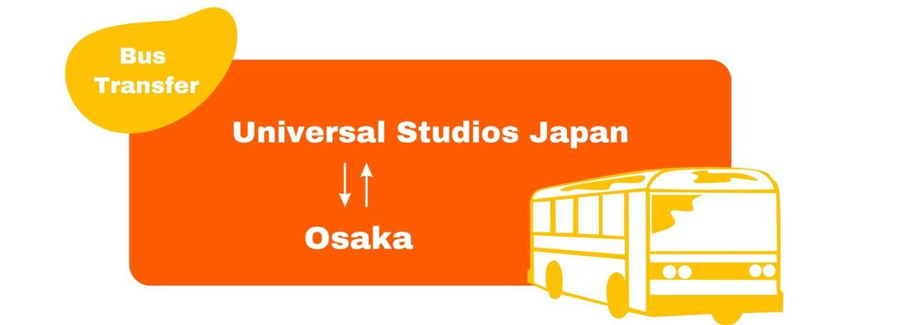 Dotonbori Osaka - Universal Studios Japan Bus Transfer