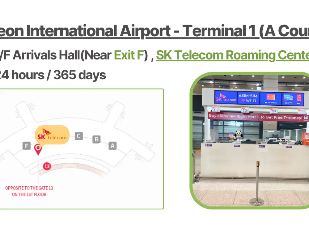 韓国WIFI】SKT 4G無制限データWIFI + 無料レンタルパワーバンク