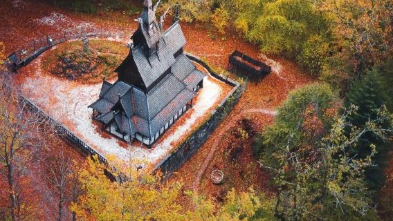 Norway + Bergen Fish Market + Floyen Mountain + Fantoft Stave Church + Høkensund Palace