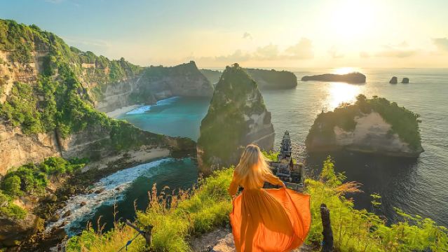Nusa Penida: Tour Giornaliero Combinato (Ovest & Est) Partenza dal Porto di Nusa Penida o Sanur