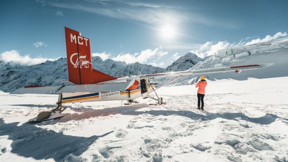 Tour trực thăng tham quan sông băng Mount Cook Tasman + Tour máy bay trượt tuyết/Đi bộ đường dài trên sông băng (Có sẵn các gói hạ cánh trên tuyết và gói khác)