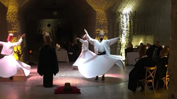 Cappadocia: Lễ Dervish trực tiếp với dịch vụ chuyển giao